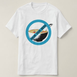 BESPAAR ONZE ZEEEN verbieden haaiensoep T-shirt
