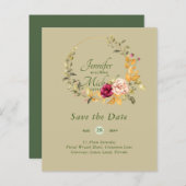 Bespaar op de beste manier de Dates Floral WreatBU (Voorkant / Achterkant)