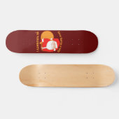 BESPAAR SANTA EEN TRIP, BEN NAUGHTY grappige santa Persoonlijk Skateboard (Horizontaal)