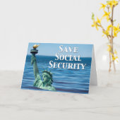 Bespaar sociale zekerheid kaart (Gele Bloem)