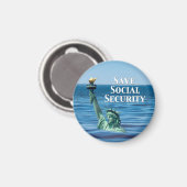 Bespaar sociale zekerheid magneet (Voorkant / Achterkant)