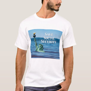 Bespaar sociale zekerheid t-shirt