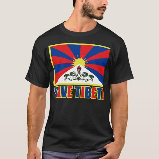 BESPAAR TIBET! T-SHIRT (Voorkant)