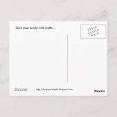 Bespaar uw gezond verstand met ambachtslieden briefkaart (Achterkant)