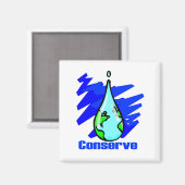 Bespaar water aardwaterval magneet (Voorkant / Achterkant)