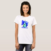 Bespaar water aardwaterval t-shirt (Voorkant volledig)
