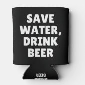 Bespaar water, Drink bier Blikjeskoeler (Achterkant)