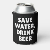 Bespaar water, Drink bier Blikjeskoeler (Blikje Achterkant)