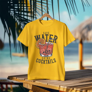 Bespaar Water & Drink Cocktails T-Shirt