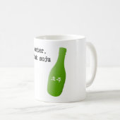 Bespaar water, drink Soju! Koffiemok (Voorkant rechts)