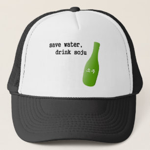 Bespaar water, drink Soju! Trucker Pet