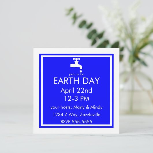 BESPAAR WATER EN DRINK BEER KAART (Staand voorkant)