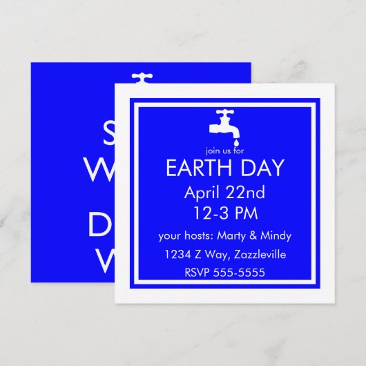 BESPAAR WATER EN DRINK WIJN KAART (Voorkant / Achterkant)