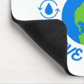 Bespaar water op Aarde Muismat (Hoek)