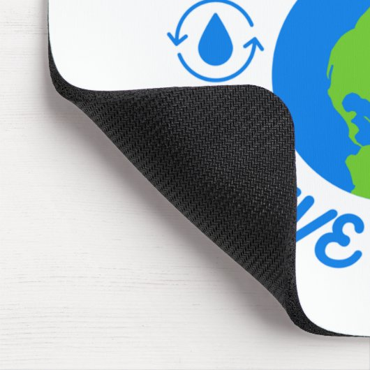 Bespaar water op Aarde Muismat (Hoek)