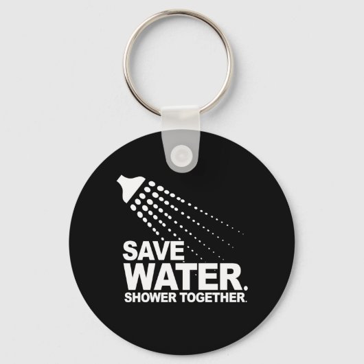 BESPAAR WATER. SCHOON SAMEN. T-Shirt Sleutelhanger (Voorkant)