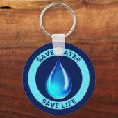 Bespaar water sleutelhanger (Voorkant)