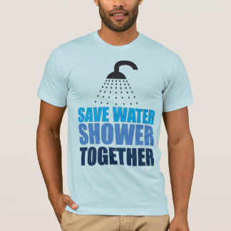 Bespaar water! t-shirt