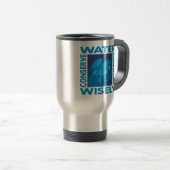 Bespaar water - Wisely gebruiken Reisbeker (Voorkant rechts)
