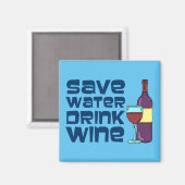 Bespaar waterwinde Drink Magneet (Voorkant / Achterkant)