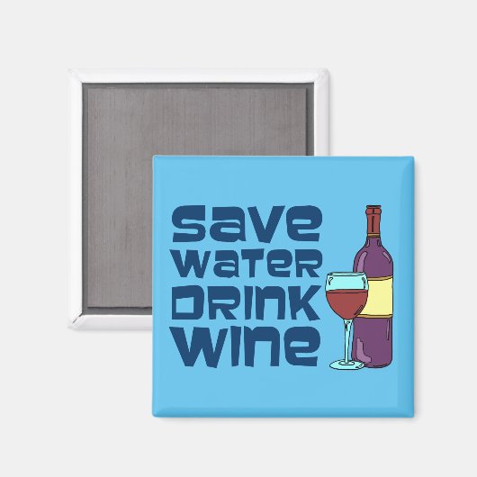 Bespaar waterwinde Drink Magneet (Voorkant / Achterkant)