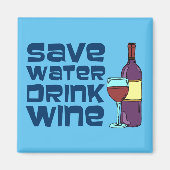 Bespaar waterwinde Drink Magneet (Voorkant)