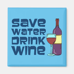 Bespaar waterwinde Drink Magneet