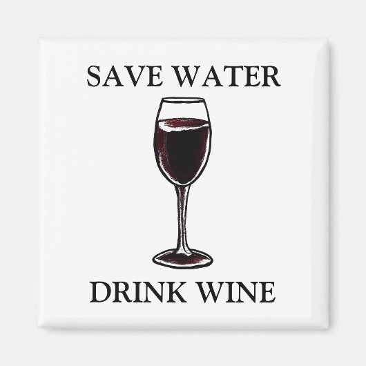 Bespaar waterwinde Drink Magneet (Voorkant)