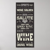 Bespaar waterwinde Drink Poster (Voorkant)