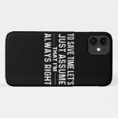 bespaart tijd Case-Mate iPhone case (Achterkant (horizontaal))