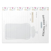 Besparing Jar Tracker Notitieblok (Voorkant)