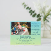 Besparing op overdag met HVAC Briefkaart (Staand voorkant)