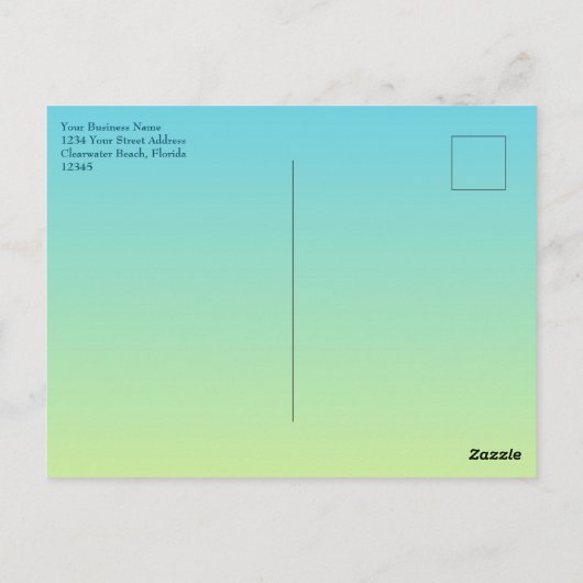 Besparing op overdag met HVAC Briefkaart (Achterkant)