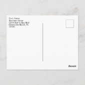 Besparing overdag Voorjaar voor bedrijf Briefkaart (Achterkant)