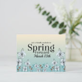 Besparing overdag Voorjaar voor bedrijf Briefkaart (Staand voorkant)