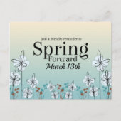 Besparing overdag Voorjaar voor bedrijf Briefkaart (Voorkant)