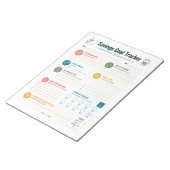 Besparingsdoel Tracker Notitieblok (Schuin)