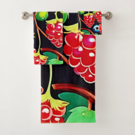 Bespectaculaire Bessenvreugde Kunst Bad Handdoek