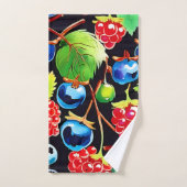 Bespectaculaire Bessenvreugde Kunst Bad Handdoek (Handdoek)