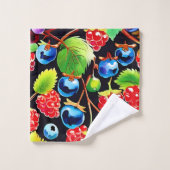 Bespectaculaire Bessenvreugde Kunst Bad Handdoek (Wasdoekje)
