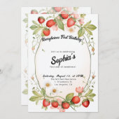 Bespectaculaire Eerste Verjaardag! 1e Jubileumfees Kaart (Voorkant / Achterkant)