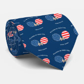 Bespeeld in VS Tennis Stropdas (Opgerold)