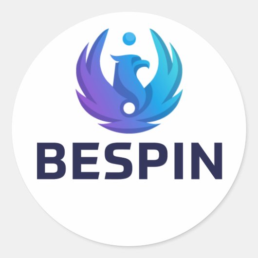BESPIN Ronde sticker (Voorkant)