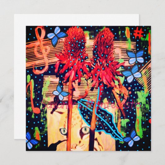 Bespioneer je me ?? feestdagenkaart (Voorkant / Achterkant)