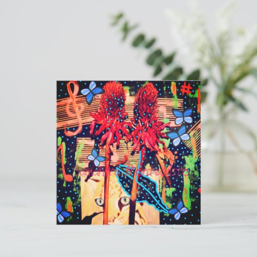 Bespioneer je me ?? feestdagenkaart (Staand voorkant)