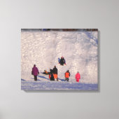 BESPOTTE SLEETHEUvel OMWOLFD Canvas Afdruk (Voorkant)