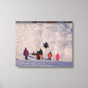 BESPOTTE SLEETHEUvel OMWOLFD Canvas Afdruk