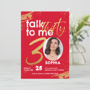 Bespreek 30 voor me de Kaart van de 30e verjaardag