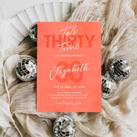 Bespreek 30 voor me de Kaart van de 30e verjaardag