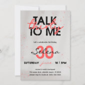 Bespreek 30 voor me de Kaart van de 30e verjaardag (Voorkant)